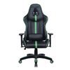 Computer chair BRABIX "GT Carbon GM-120", two pillows, eco-leather, black / green