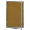 Board-showcase cork (90x60 cm), aluminum frame, OFFICE, "2x3" (Poland)