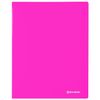 BRAUBERG 2-Ringbinder "Neon", 25 mm, Innentasche, neonpink, bis 170 Blatt, 0,7 mm