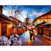 Опт-картина / Painting by numbers 40x50 Japanese evening