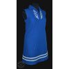 Елецкие кружева / Yelets lace / Women's blue linen dress