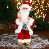 Зимнее волшебство / Doll "Santa Claus in a sweater and a shiny coat with white fur"