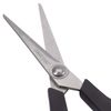 Scissors AVISMA "Soft Grip", 190 mm, rubber insert, black-red, 3-sided sharpening