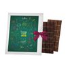Chocolate greeting card "With Day of knowledge!"
