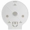 ЛАЙМА / Toilet paper dispenser PROFESSIONAL ORIGINAL (T2 System), small, white, ABS plastic