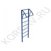Gymnastic wall with a children's horizontal bar