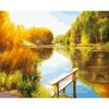 Опт-картина / Painting by numbers 40x50 Bright sunrise
