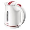 Kettle PHILIPS HD4646/40, 1.5 litres, 2400 w, closed heating element, plastic, white with red