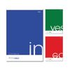 HATBER / Notebook A4, 96 sheets, staple, cage, selective varnish, "MONO / COLOURE" / 6 pcs.