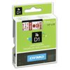 DYMO D1 label printer cartridge, 9 mm х 7 m, plastic tape, red font, white background