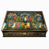 Палех / Palekh / Casket "Masquerade Ball", 34 * 25 * 8.5, master Zhiryakov