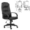 Office chair "Premier", leatherette, black