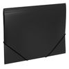 लोचदार बैंड के साथ फ़ोल्डर BRAUBERG "अनुबंध", काला, 300 शीट तक, 0.5 मिमी, बिजनेस क्लास