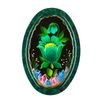 Сувениры из Н.Тагила / Souvenirs from N. Tagil / Tray - magnet "Oval-mini. Stone flower", 8x12 cm