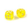 GamesDealer / Set d'os ambre jaune 11mm, 2 pcs