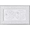 Арбет Мрамор / Arbet Marble / Shamail with the name of Allah and Prophet Muhammad carved from marble Arbet ™ Mother of pearl (white)