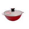 Roasting pan 3L non-stick with glass lid Kukmara