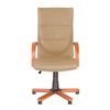 Office chair "Credo extra", eco-leather, wood, sand
