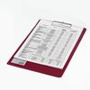 Planche-plateau OFFISMAG avec pince A4 (230x350 mm), carton / PVC, RUSSIE, BORDEAUX