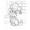 Coloring by numbers A4, ONLANDIA "KITTY" WITH ACRYLIC PAINTS on cardboard, brush