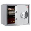 Safe office (furniture) lightweight design AIKO "T-28 EL", 280 x340 x295 mm, 8 kg, electronic lock, fastening to the wall, floor