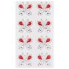 Rhinestones self-adhesive "Butterfly", 25 mm, 8 pieces, on a substrate, TREASURE ISLAND