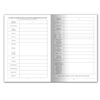 Child's medical card (Form 026/u-2000), 16 sheets, A4 (198x278 mm), BRAUBERG, offset, blue