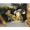 Ленивые Бобры / Lazy Beavers / Set of mirrored Christmas tree decorations "Siberia inside" in a gift box