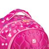 Backpack BRAUBERG youth, "Hearts", nylon, red, 31х12х45 cm