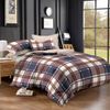 ВладЛен / Vlad Len / Bed linen poplin "Cage chocolate"