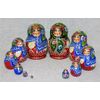 Matryoshka "Pavão" 10 bonecos