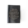 Passport cover “Dreams come true in the new year” black