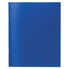 STAFF / Notebook bumvinyl, A5, 96 l., Staple, offset No. 1, cage, with borders, BLUE / 10 pcs.