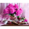 Опт-картина / Painting by numbers 40x50 Purple peonies