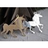 Ленивые Бобры / Lazy Beavers / Christmas tree toy mirrored "Unicorn"