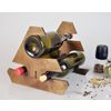 Ленивые Бобры / Lazy Beavers / Wine rack for 3 bottles