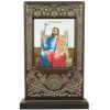 Vernissage of History / Icon-khachkar "Saint Mesrop Mashtots" in a carved frame, 27 x 17