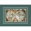 Арбет Мрамор / Arbet Marble / Large world map, Amsterdam, 1683 - replica