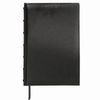 Agenda non daté A5 (138x213 mm) BRAUBERG "Black Jack", cuir antique, 160 feuilles, coupe rouge, noir