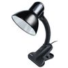 SONNEN / Table lamp OU-108, on a clothespin, E27 base, black
