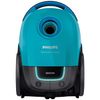 Vacuum cleaner PHILIPS FC8389/01, with dust bag, 2000 W suction power 350 W, turquoise