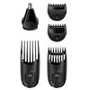 Conjunto de corte de cabelo e barbear BRAUN MGK3020, 5 acessórios, limpeza subaquática, rede + bateria, preto