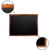 The chalk Board magnetic (90x120 cm), black painted hardwood frame, Russia, BRAUBERG