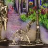 Золотая антилопа / Painting "Evening walk. Harp" backlit
