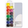 Watercolors "Classic" 16 flowers, honey, with brush, plastic box