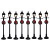 Conjunto de 'Luzes de rua', 8 peças, luz, 10,5 cm, pilhas, LEMAX