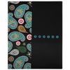 Photo album BRAUBERG on 304 photos 10x15 cm, hard cover, Paisley, black with turquoise