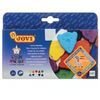 JOVI / Curly wax crayons, 10 colors, for kids, cardboard box