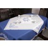 Снежинка / Snowflake / Linen table linen set in two colors