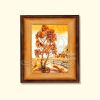 Amber of Russia / Painting from amber Landscape